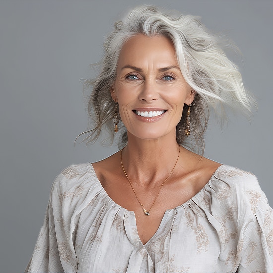 beautiful mature woman nice skin doctor sean weiss facial plastic surgery