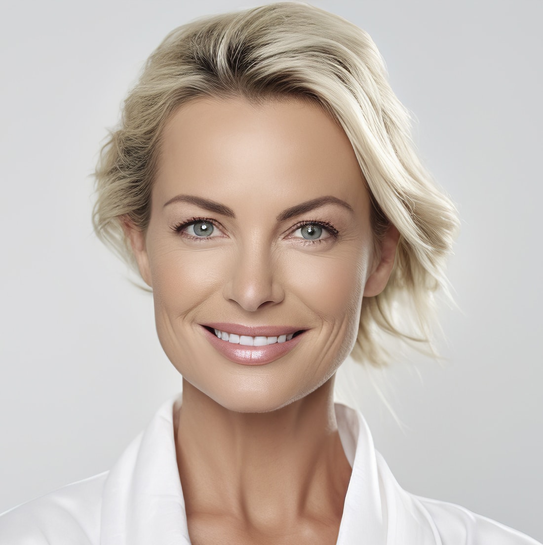 beautiful woman with flawless skin doctor sean weiss facial plastic surgery